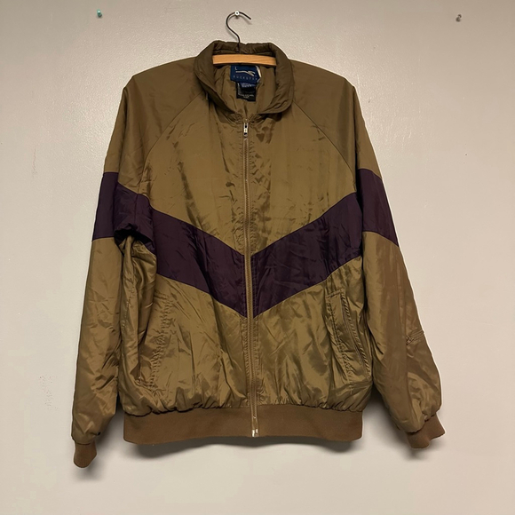 Duckster Other - Vintage Men's Duckster Windbreaker Jacket size large Brown Purple insulated